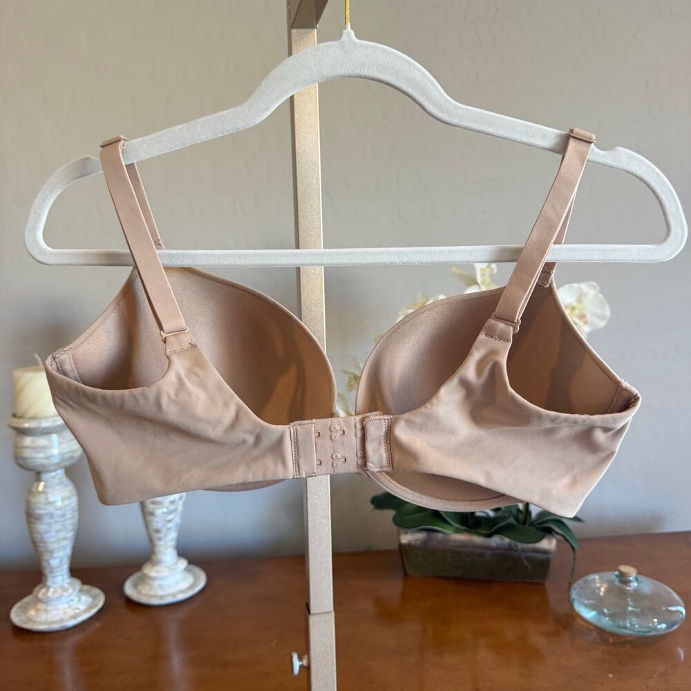SKIMS Fits Everybody Push-Up Demi Bra Clay 36D Seamless NWOT - Picture 3 of 4